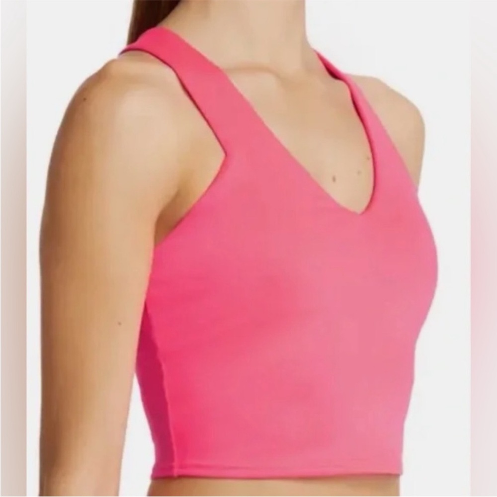 ALO Airbrush Real Bra Tank Pink
